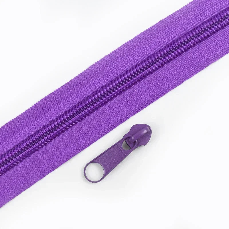 5/10/20M 3 # 5 # Regenbogen-Nylon-Reißverschlussband mit Reißverschlusszügen, Kleidungsdekoration, Reißverschlussrolle, Taschenverschluss, Reparaturset für Reißverschlüsse, Nähzubehör