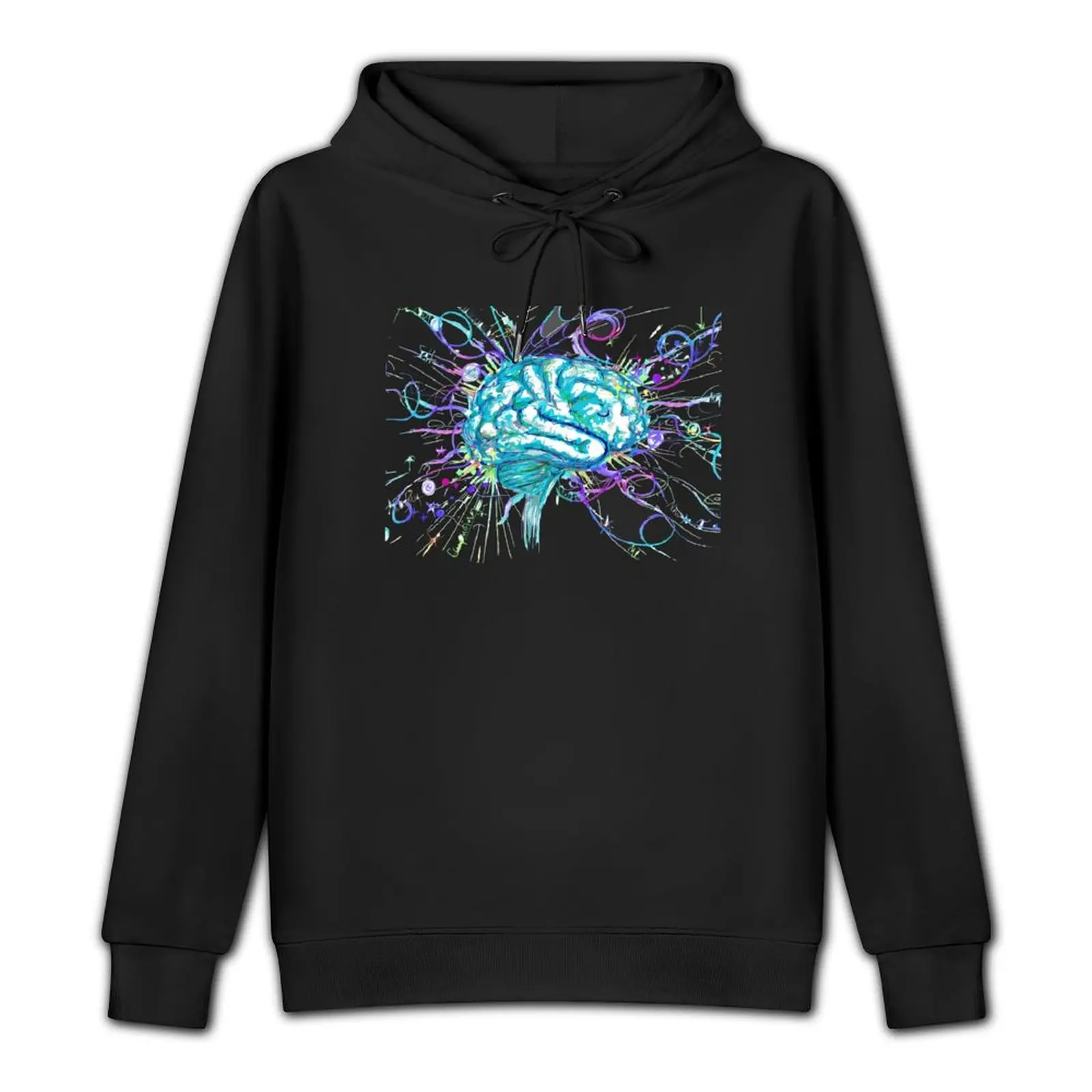 Beautiful Neurodivergent Brain Pullover Hoodie men clothes autumn fashion men hoodie men