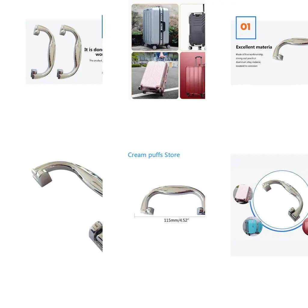 50LE Luggage Handle Grip Spare Replacement Accessory for Suitcase Carry Handle