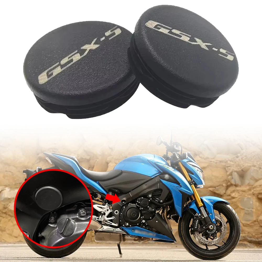 

2 шт., крышка отверстия в раме, торцевые заглушки для рамы мотоцикла, заглушки, декоративный набор, подходит для Suzuki GSX-S1000/1000F/1000GT 2015-2020 2019