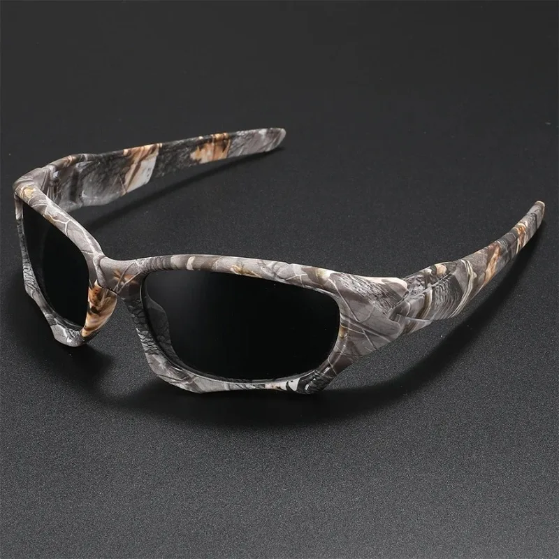 New Outdoor Sports Polarized Sunglasses Men Curve Cutting Frame Stress-Resistant Lens Shield Sun Glasses Wome Driving image 4