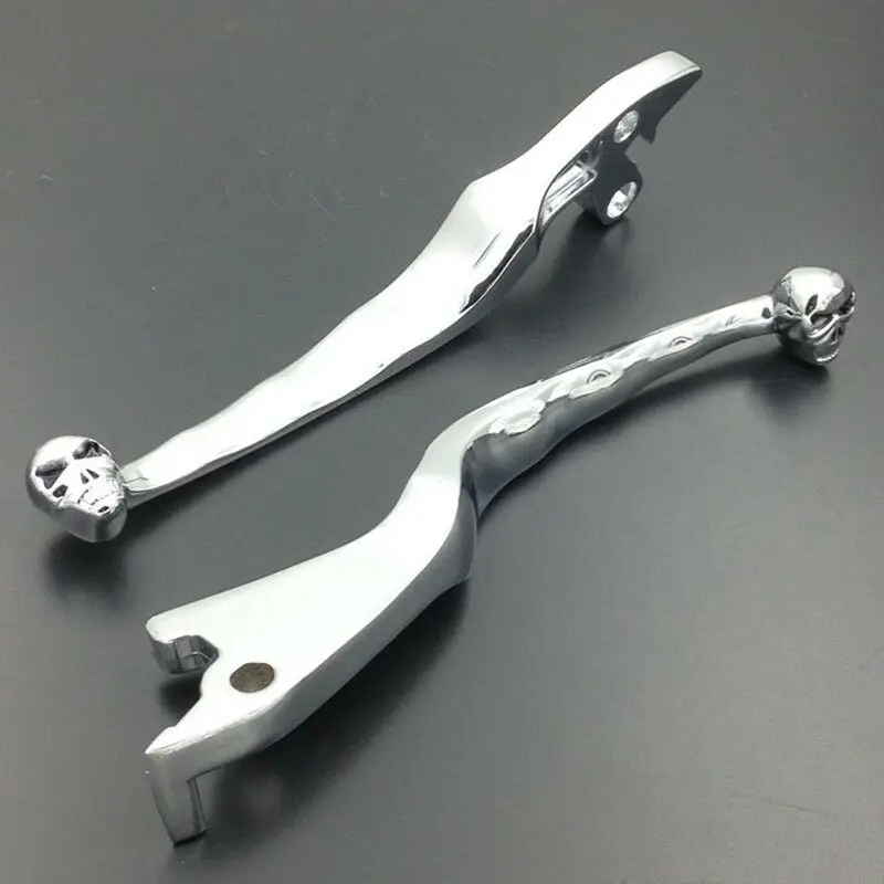 Motrocycle Skull Brake Clutch Levers For Suzuki Boulevard S50 S83 C90 Intruder 800 1400 1500