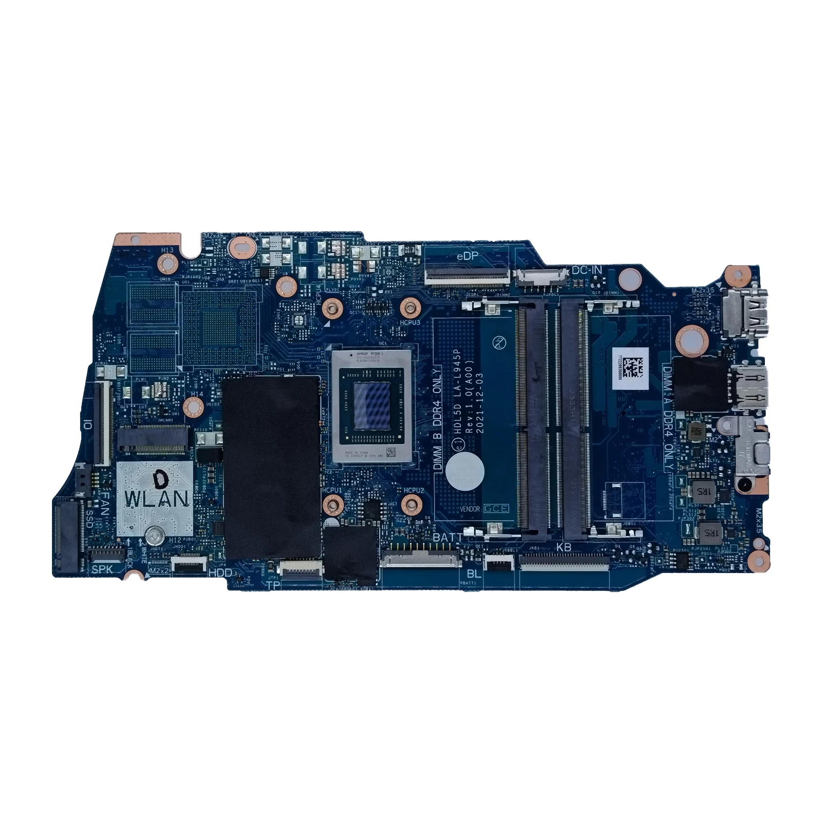 

LA-L945P Laptop Motherboard 45 Pins For Dell Vostro 3425 3525 R3/R5/R7 5th Gens Mainboard 0XFXY6 0RYWXV 0V72TJ 02VP1F 0MJHHX