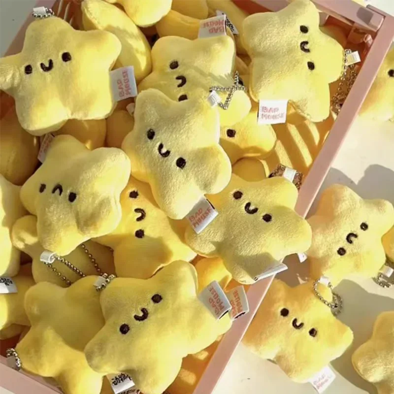 Yellow Little Star Pendant Keychain, Cute Gift