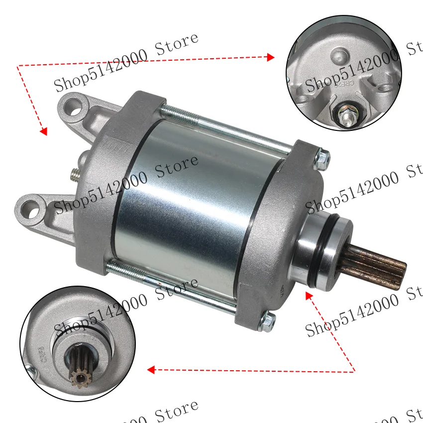 Motorcycle Parts Engine Electric Starter Motor For Kawasaki EX300 Ninja 300 2013-2017 ABS KLE300 KLE250 Versys-X 250  21163-0717