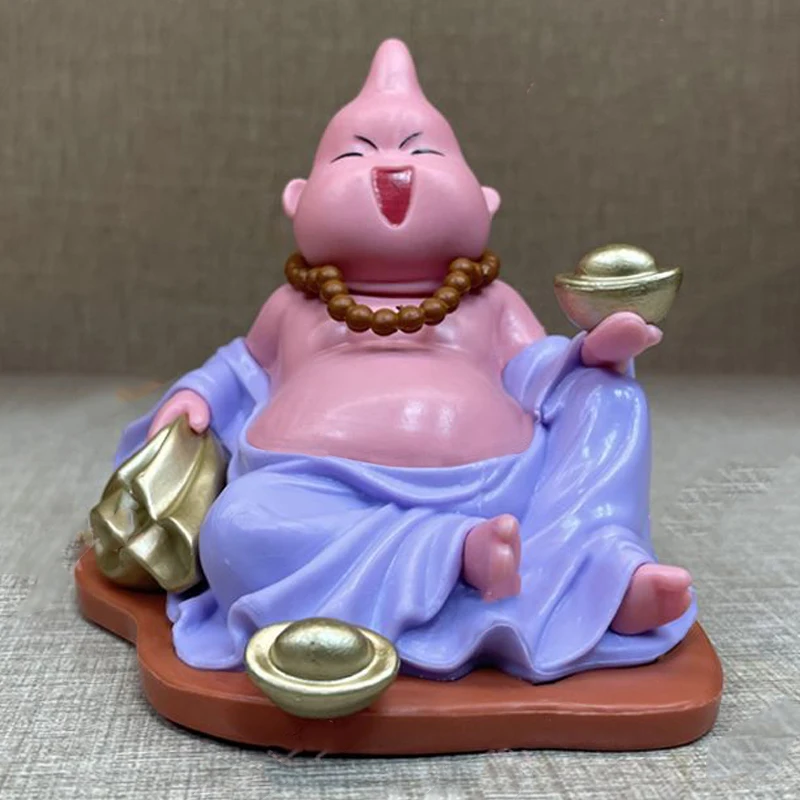 Anime Buu Dragon Ball Figures Lord Buddha Sitting Majin Buu Action Figurine PVC Model Collection Ornamen Toys Birthday Doll Gift