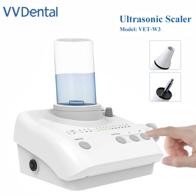 

VVDental Ultrasonic Scaler With LED Light For Remove Tooth Plaque And Calculus Dental Portable Ultrasound Automatic Water Suppl