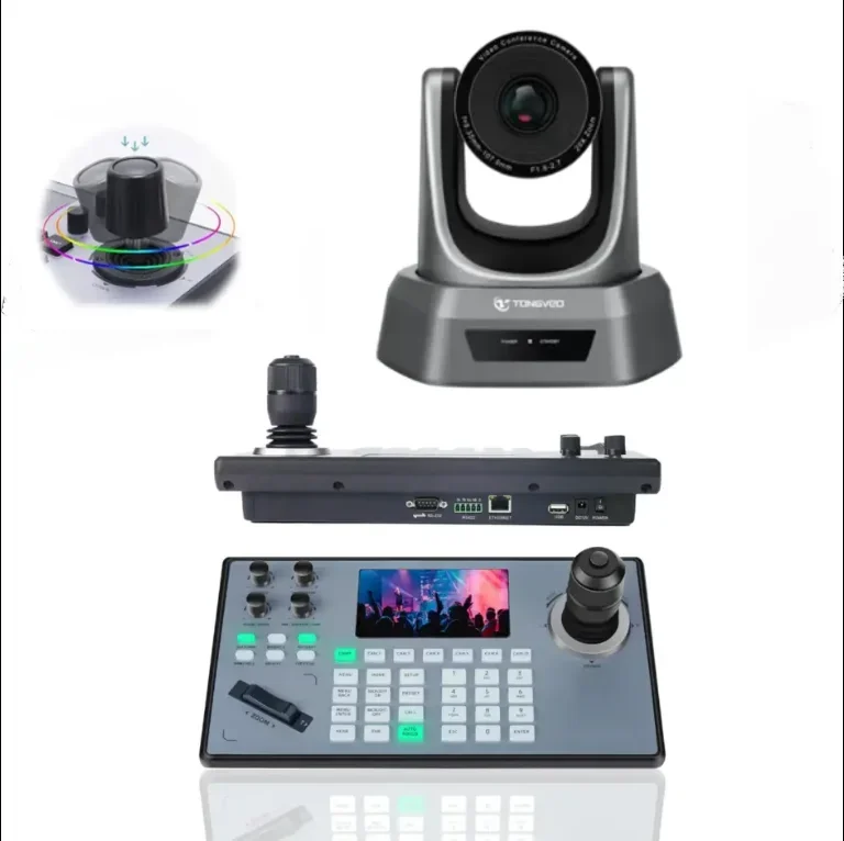 

10X Camera And Joystick Controller System- PTZ Conference Camera And Controller Joystick Support SDI/HDMI/USB3.0/LAN(PoE)