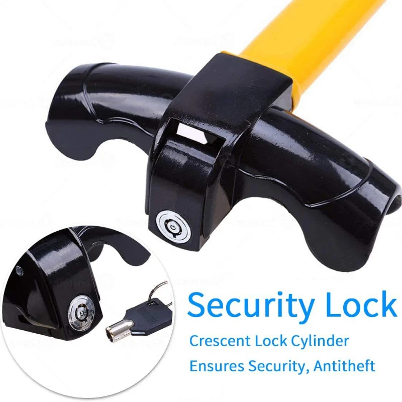 Car Steering Wheel Lock Universal  Heavy Duty Stainless Lock Anti-theft Car Security Rotary Enhance Automobile Security