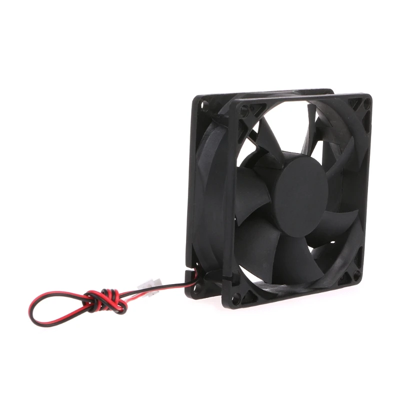 80mm Gleitlager Silent Lüfter DC 12V 2Pin 8025 DC Bürstenlosen Ruhig für 3D Drucker PC Computer fall Fan Drop Verschiffen