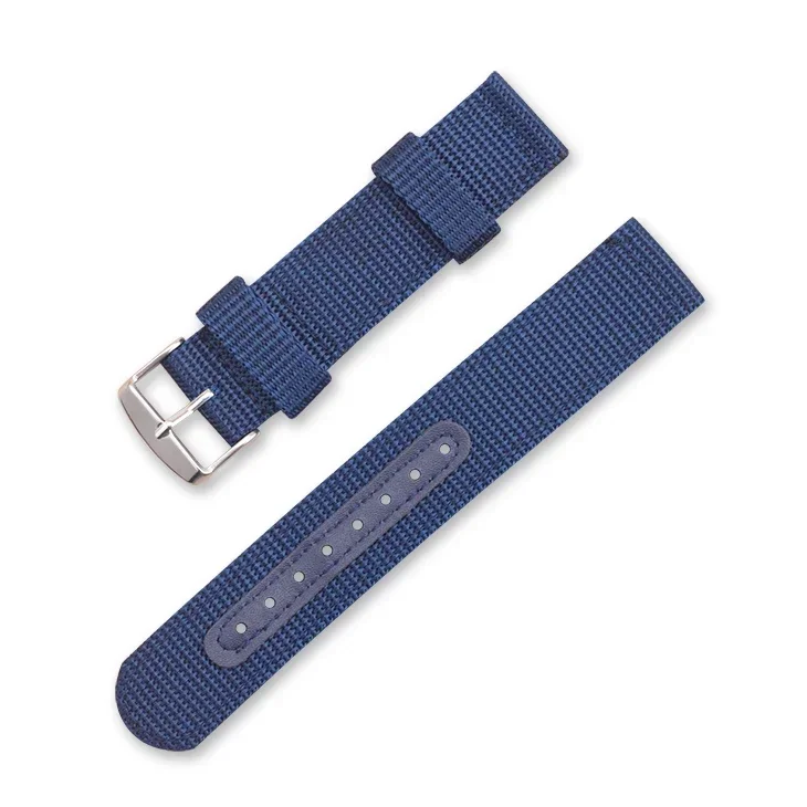 18mm 20mm 22mm 24mm Nylon Canvas Uhrenarmband Gewebter weicher Gürtel Universalarmband für Männer Frauen Sportarmband