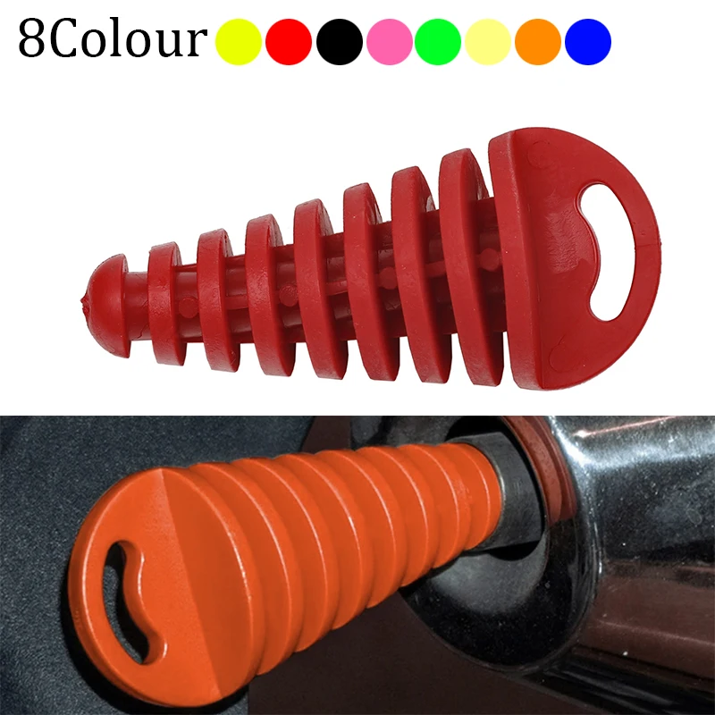 Motorcycl Exhaust Pipe Motocross Tailpipe Air-bleeder Plug Exhaust Muffler Wash Pipe Protector For Honda CRF250R CRF450R CRF250X