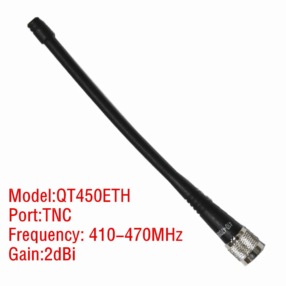 

QT450ETH Soft stick antenna TNC Port 2dBi 410-470Mhz Frequency Fit for CHCNAV Surveying Instrument