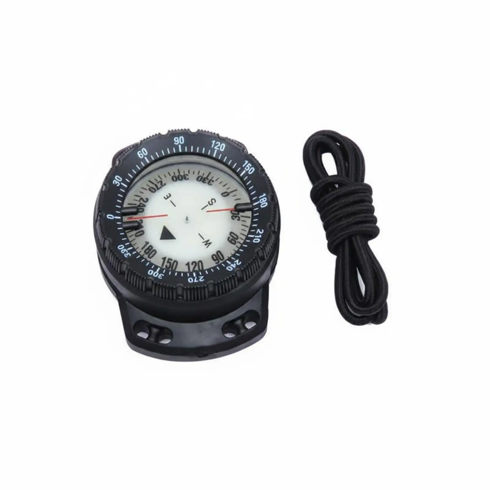 Diving Bcd Jacket Precision Navigation Compass Compact Outdoor Gear Bungee Mount for Secure Underwater Diving
