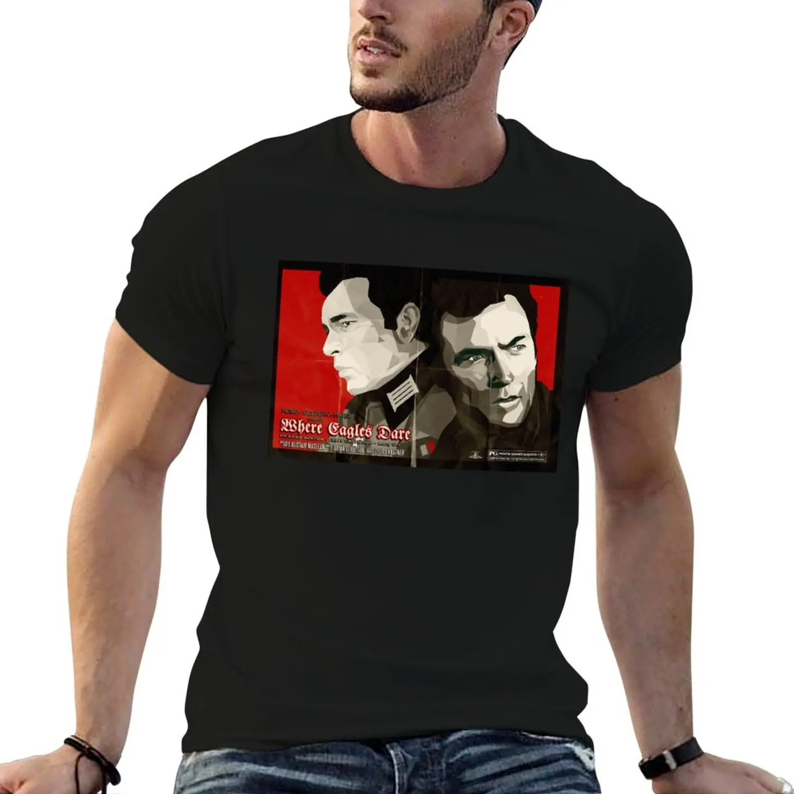 

Where Eagles Dare (Alternative poster) T-Shirt t shirts for man slim fit g man t shirts for men T-Shirt