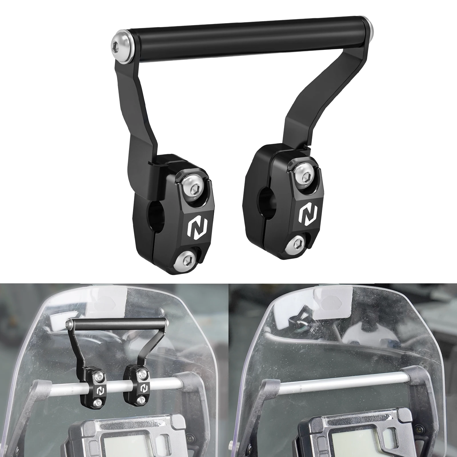 

For 2019-2024 Yamaha Tenere 700/Rally GPS Bracket Motorcycle Navigator Holder Mount Bracket for Aprilia Tuareg 660 2022-2024
