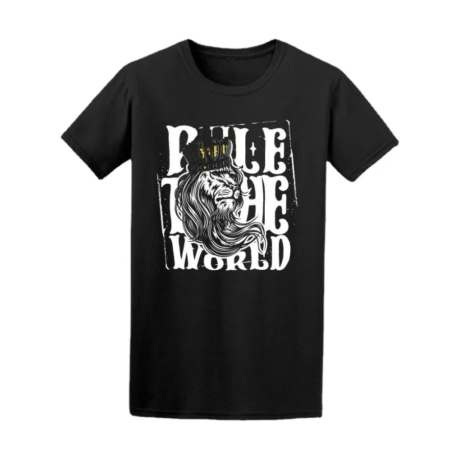 

Rule The World Men's T-Shirt Cotton O-Neck Short Sleeve T Shirt Size S-3XL