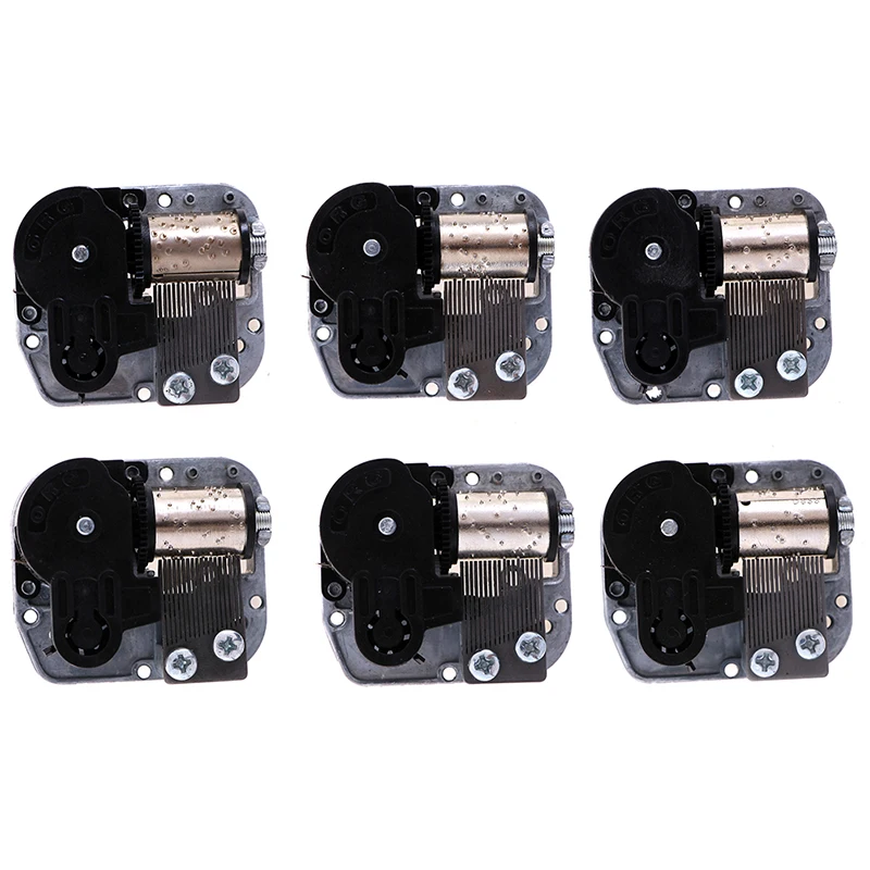 1 Set DIY Mechanical Windup Music Box Sankyo Movement with Screws & Key Christmas Ornament Gift Box Accessories