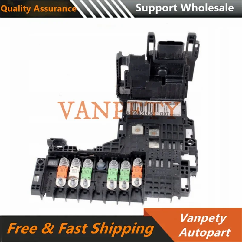 9666851480 New Battery Backup Fuse Box Module Power Supply for Peugeot 508 2010 High Quality