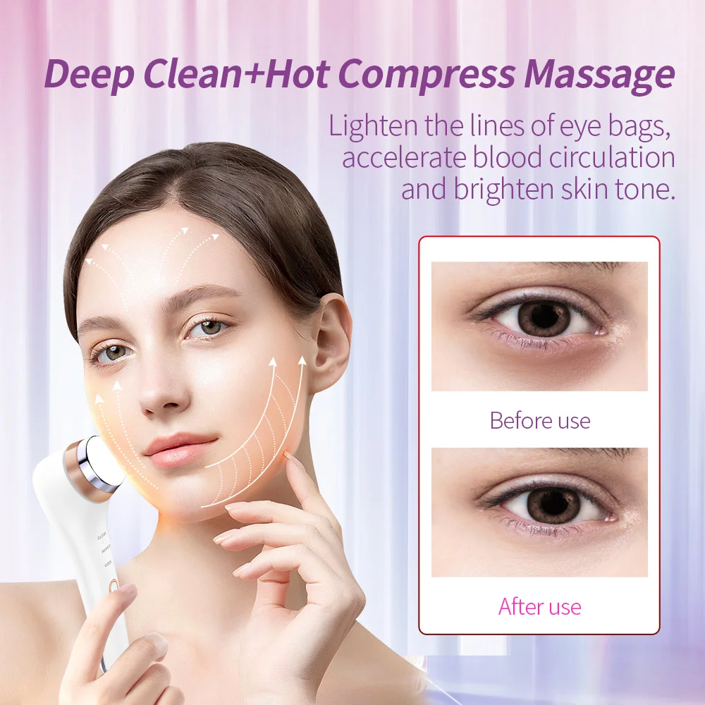 

Hot and cold ion eye massage anti-wrinkle soothing instrument