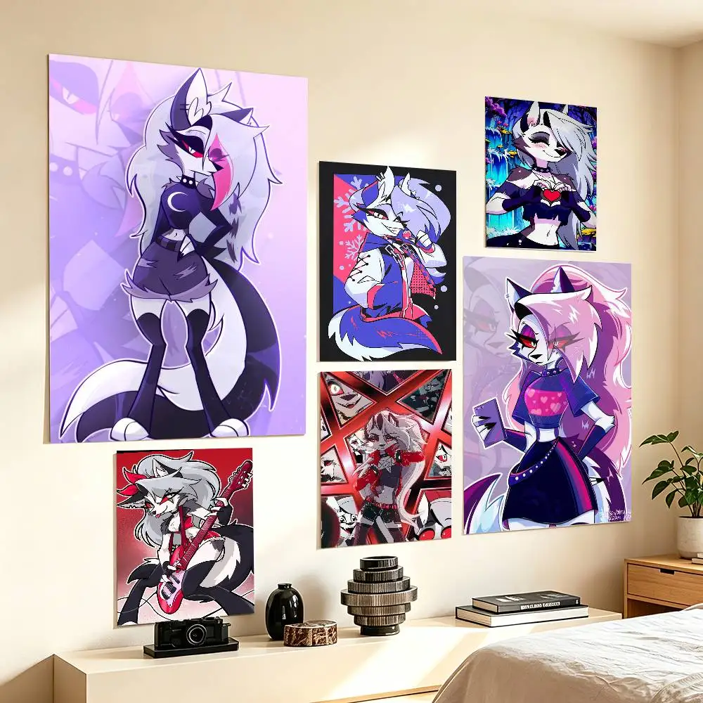 Adult Animation S-Sassy Loona  Poster HD Self Adhesive Waterproof Wall Art Ideal for Home Office Dorm Gift