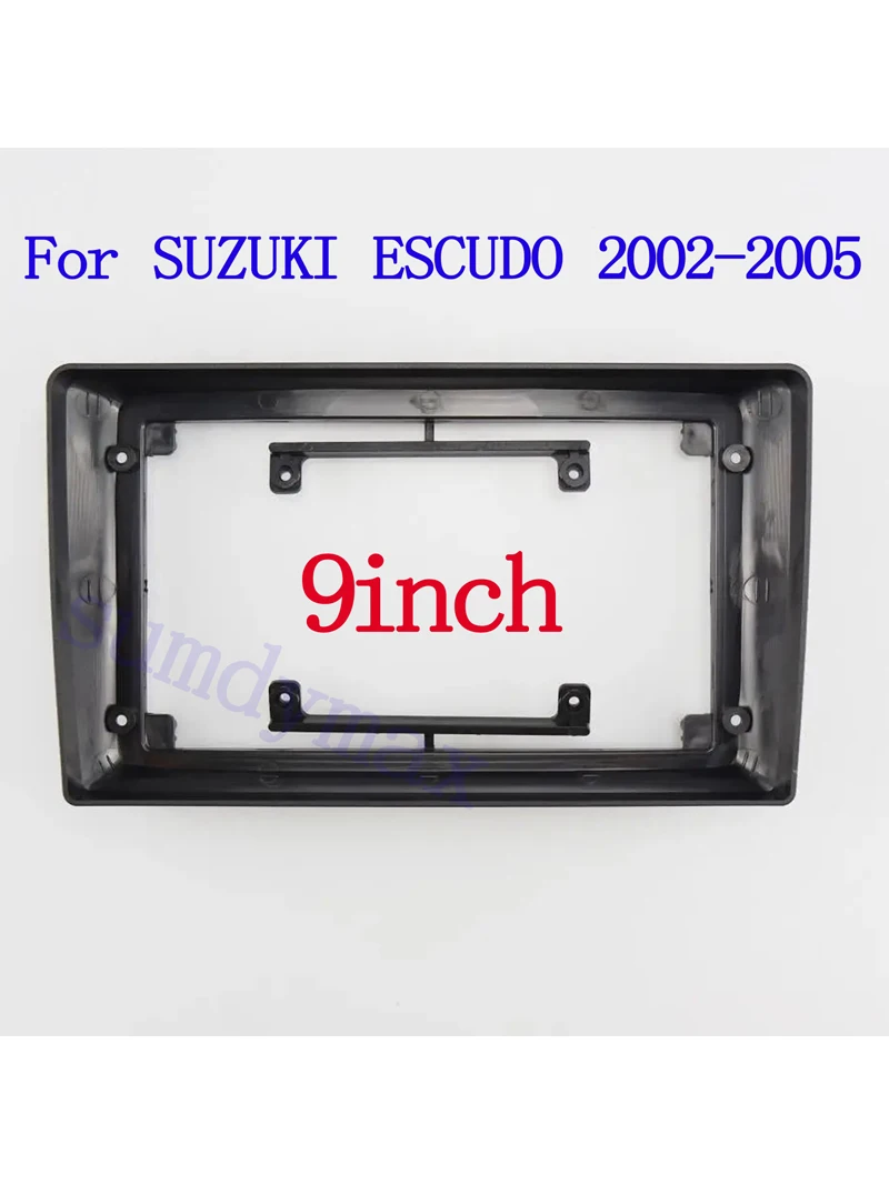 Kit Adaptador Fascia Quadro de Carro, Andróide, Rádio, Montagem De Traço, 9 ", SUZUKI ESCUDO 2002-2005