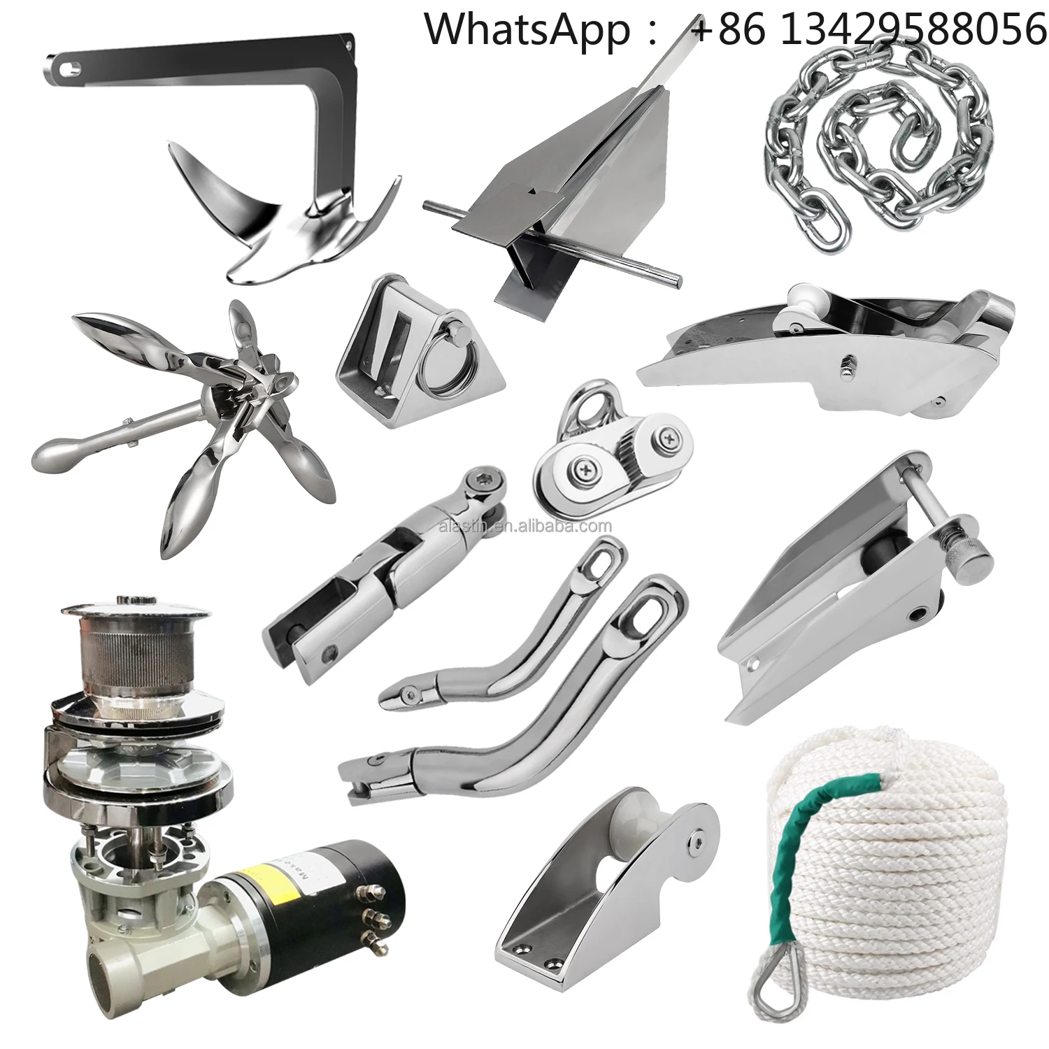 

Marine Hardware Accessories 316 Stainless Steel Boat Yacht Parts Sailboats Anchor Series Fittings