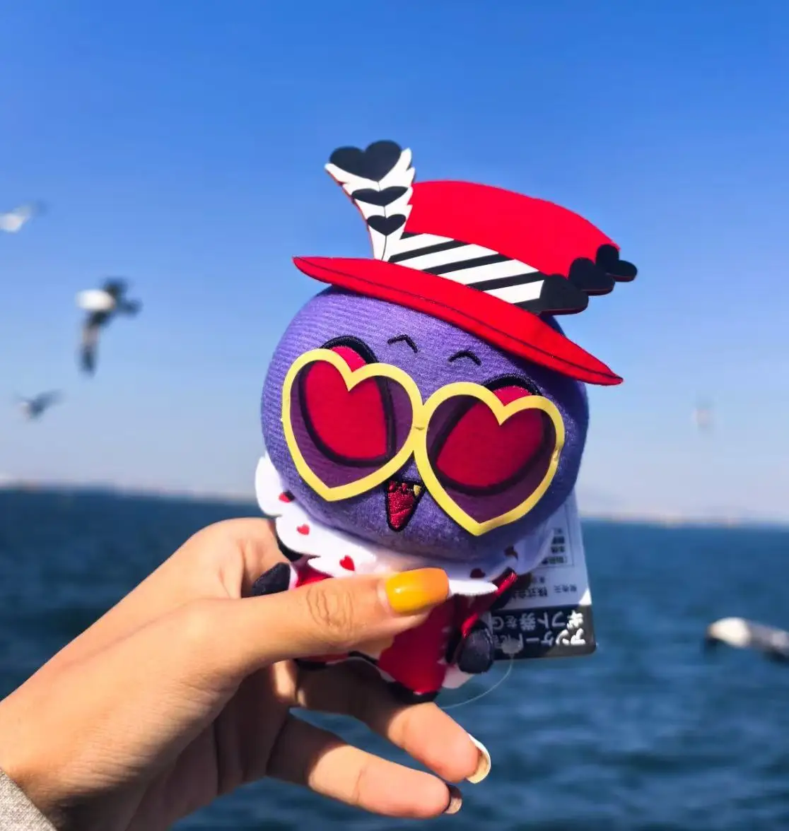 

Плюшевая игрушка Welcome Come To Hazbin Hotel, Серия 3, 12 см, Валентино, Кавай, Оригинал