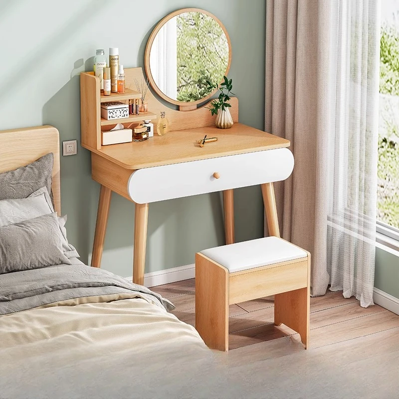 

Italian Glossy Vanity Table Lighting Simple Mini Europa Vanity Table Clothing Modern Meuble De Chambre Furniture For Home