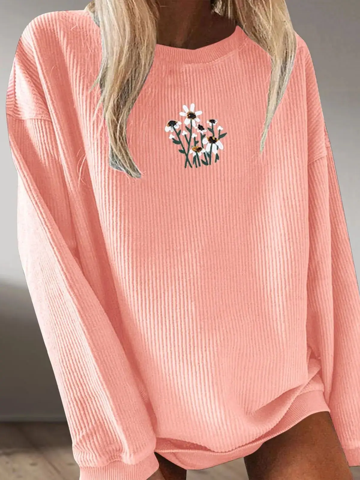 

Women's round Neck Fit Pullover Sweatshirt Casual Long Sleeve Three-piece Set Chic Winter Fashion No Brand Registered Trademark