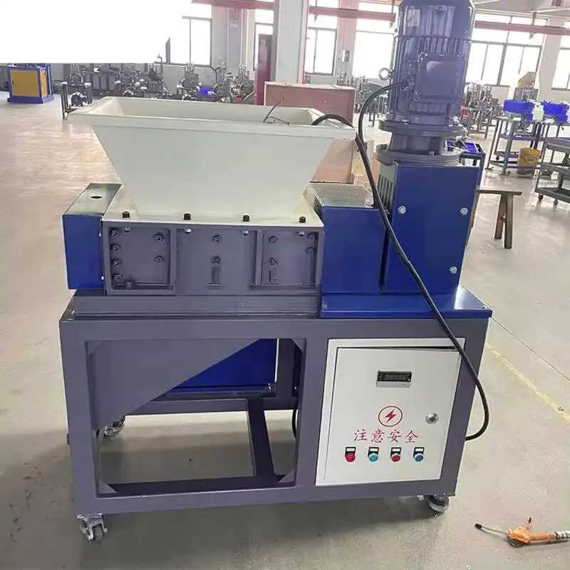 

Heavy Duty Small Shredder For Aluminum Profile And Non-ferrous Metal Chips Small-sized Crusher For Household Waste,