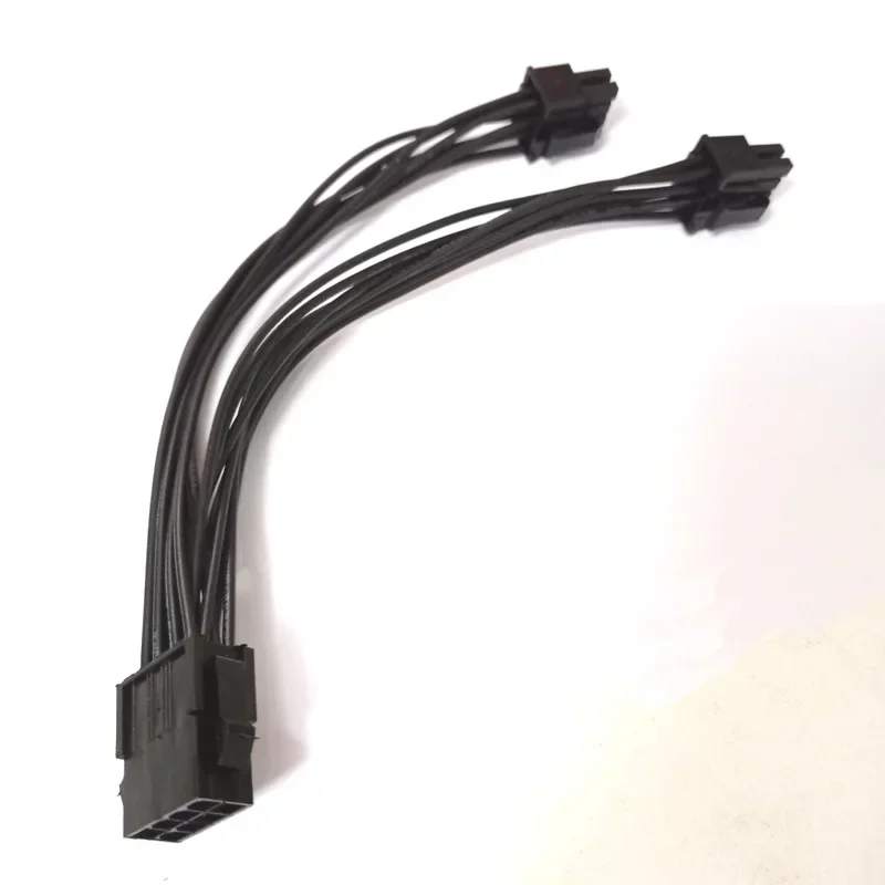 20cm Graphics Card 8 Pin Female To 2*8P(6+2)pin Extention Power Cable Male PCIe PCI Express 4 Lines Cable Connector