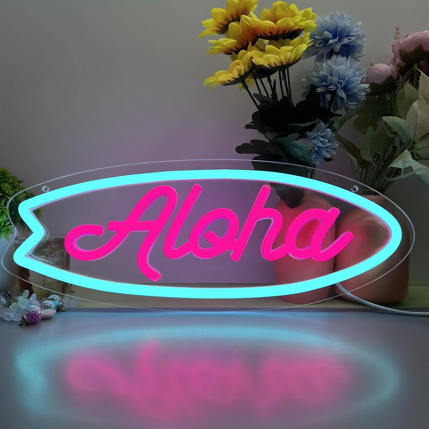 Letrero De Neón Aloha Surfboard, Luz Led De Neón Tropical Hawaiana Con Usb Regulable Para Decoración De Casa De Playa, Dormitorio, Bar, Fiesta, Regalo Para Surfistas — -49%, 50.01€ Coupon, from 50.39€ – 49% descuento – €50.39