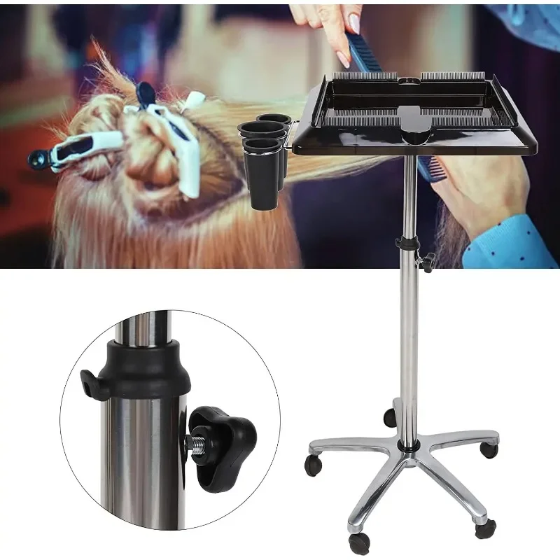 Adjustable Hair Extension Trolley For Wigs Hair Extension Tool Trolley Hairdressing Trolley holder