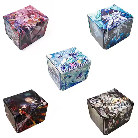 Anime Yu Gi Oh Game TCG OCG Card Leather Storage Deck Box PU Material The White Forest Floowandereeze ACE Centur-Ion Collection