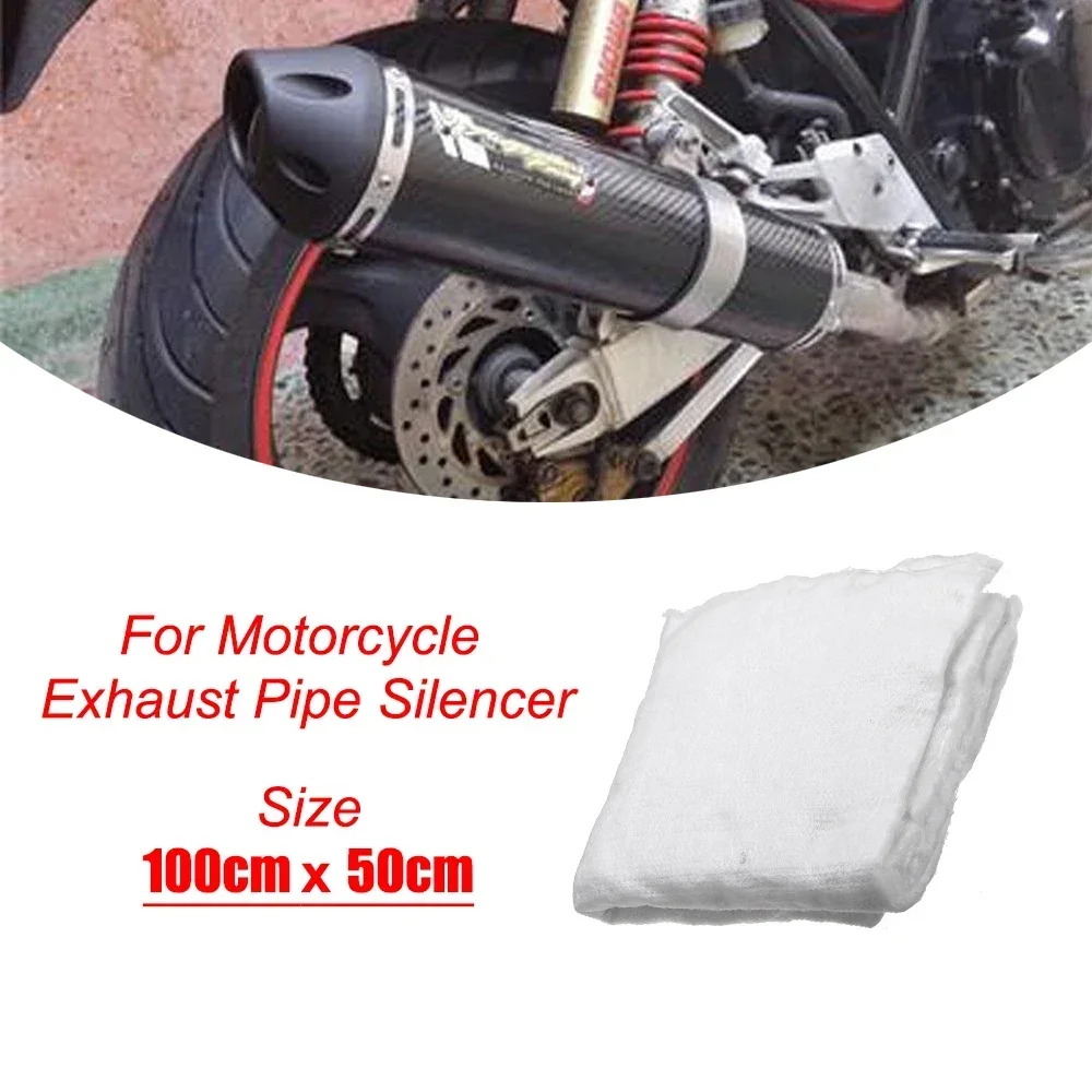 6mm Motorcycle Exhaust Pipe Silencer Cotton Heat Insulation Cottons Fiberglass Needle Felt Fiberglass Silencer Packing