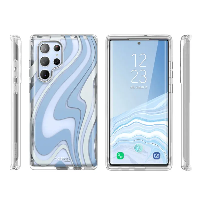 For Samsung Galaxy S23 Ultra Case 6.8“ (2023 Release) I-BLASON Cosmo Slim Stylish Protective Case with Built-in Screen Protector