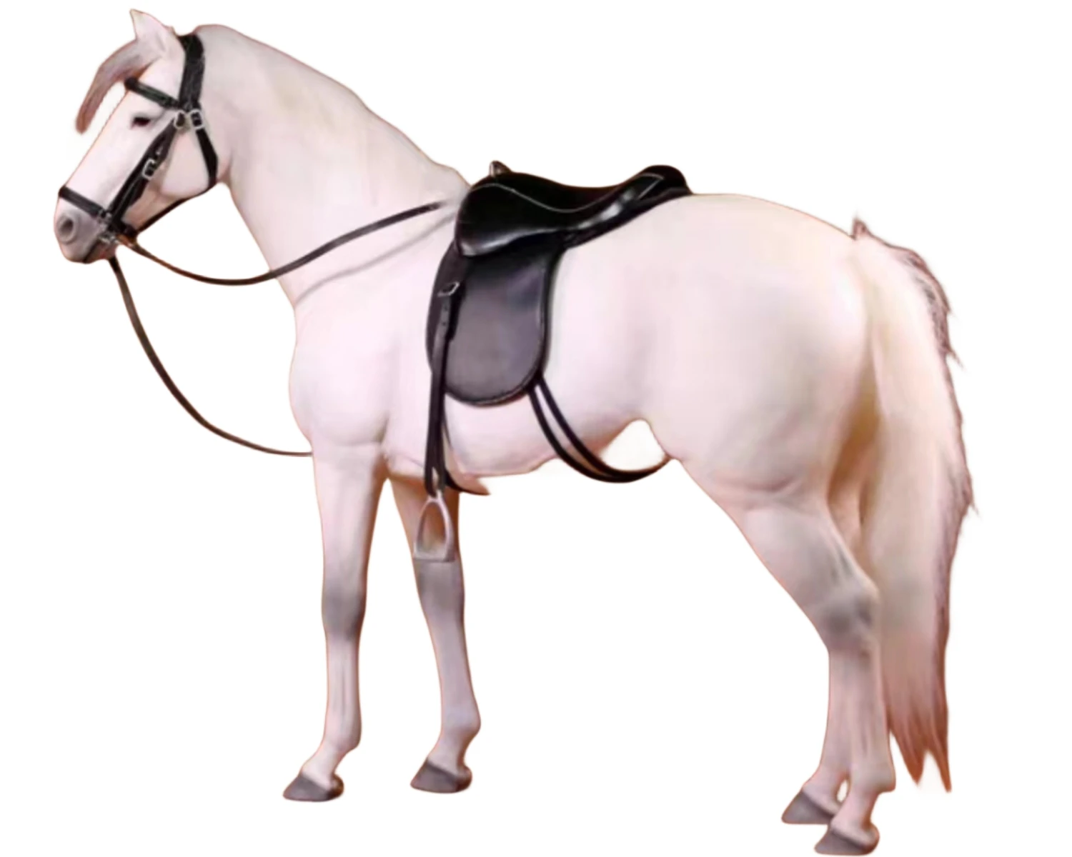 

HiPlay MRZ Horse Warmblood Horse Expertly Hand-Painted Lifelike Safe Resin 1:6 Animal Figurine