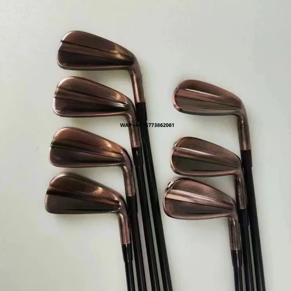 

Golf Iron Heads Rubber Grip Forged Stainless Steel Blade 4-P Right Left Handed Women Men Golf Club Iron Set