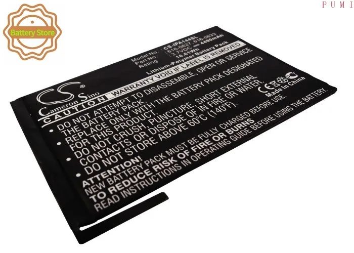 CS Replacement Battery for Apple iPad Mini,iPad Mini Wifi,A1445,MD528LL/A,MD531LL/A,MD529LL/A,M PN:616-0627 4490mAh / 16.61Wh