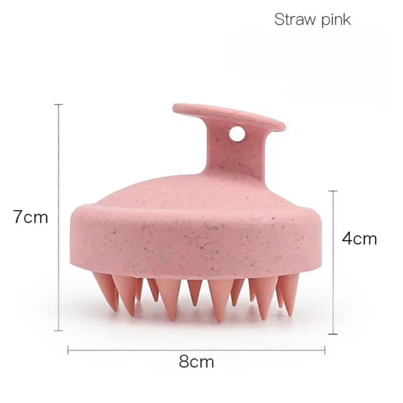 Silicone Shampoo Brush Head Scalp Massage Comb Hair Washing Comb Body Massage Brush Bath Shower Brush Tool