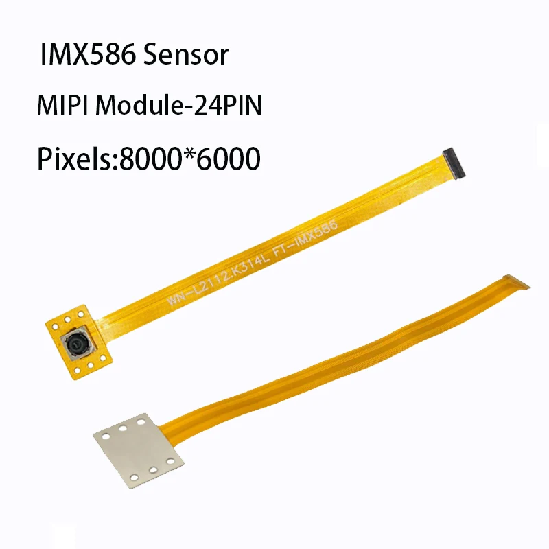 

MIPI Camera Module IMX568 Sensor 80FOV 24PIN MIPI Mini Size Fixed Focus Embedded Installation