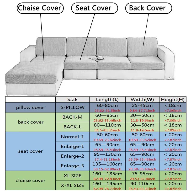 Jacquard plush Sofa Cover Elastic Sofa Cushion Cover for Living Room Furniture Protector For Pets Removable Sofa Seat Cover