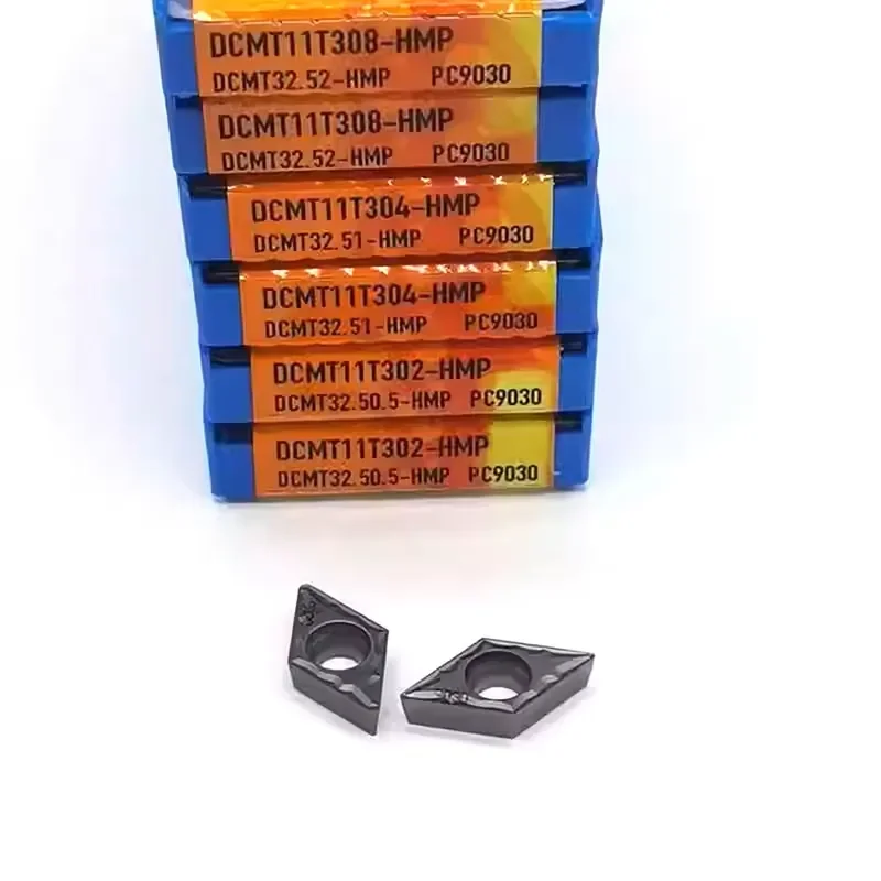 Original Lathe Knife DCMT11T308-HMP PC9030 NC3030 Inserts DCMT11T302-HMP DCMT11T304-HMP PC9030 PC5300 NC3020 Metal Turning