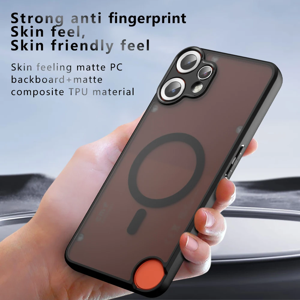 

For Nothing CMF Phone 1 2 pro 3 Case Shockproof Magnetic Wireless Charging Case Shell for Nothing CMF Phone2 pro Phone1 Cover
