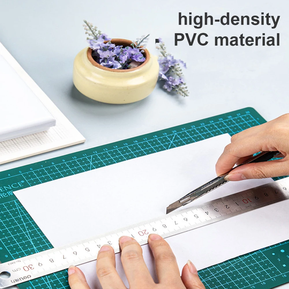 Gridded Cutting Pad PVC Table Pad Process Anti Cutting Table Protector Cutting Mats Sewing Mats DIY Process Self-Healing Pad