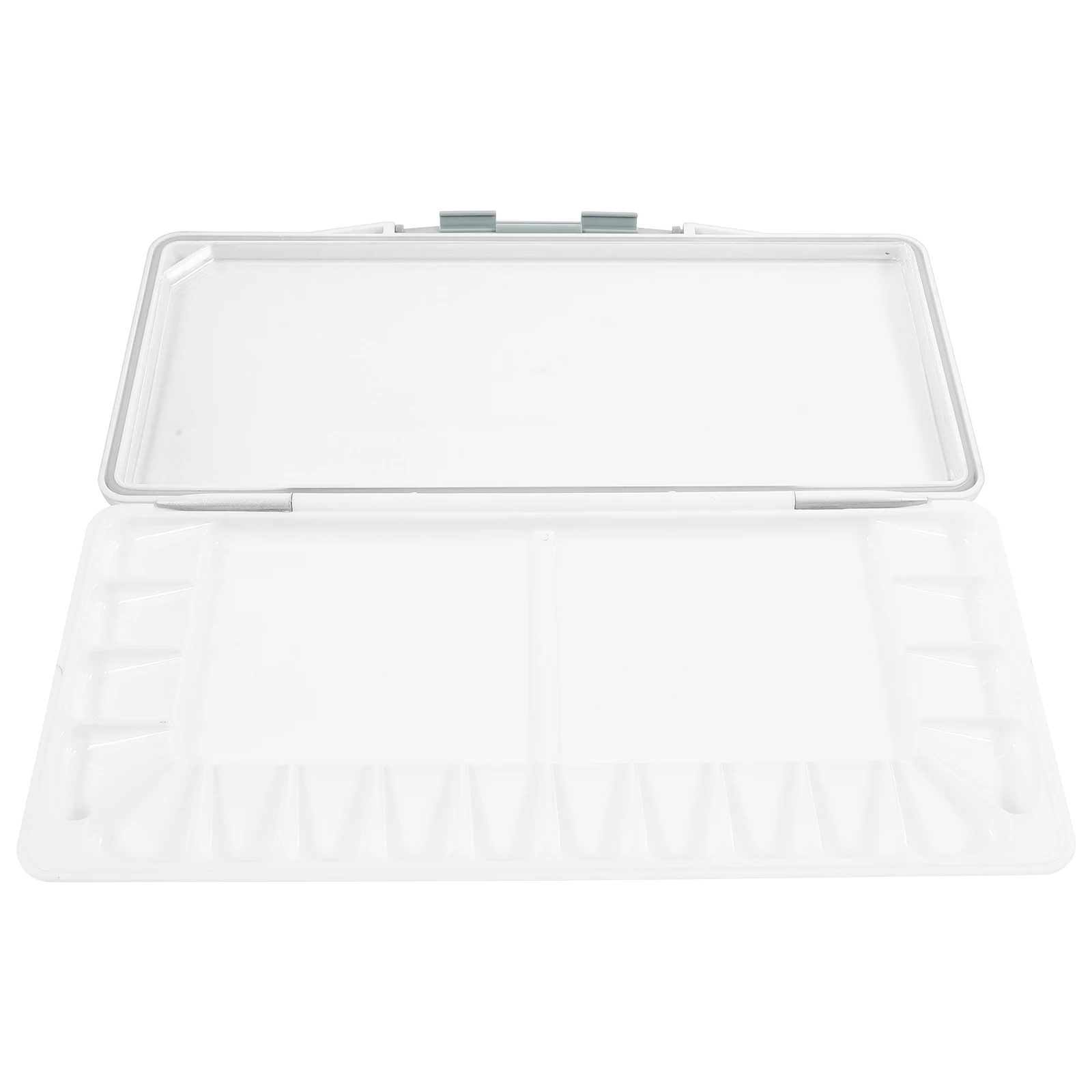 

Portable Watercolor Pigment Art Mixing Tray Durable Plastic Cleaning Empty Paint Box Oil Painting Case Pigment Holder