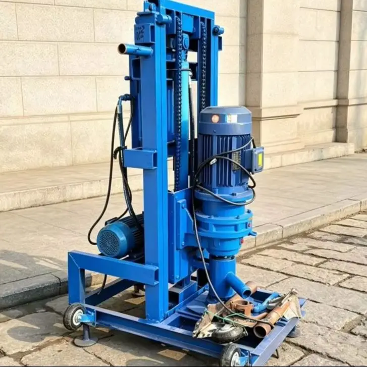 Customized Small well drilling rig, most popular model, hot-selling water well rig, small exploration drilling equipment