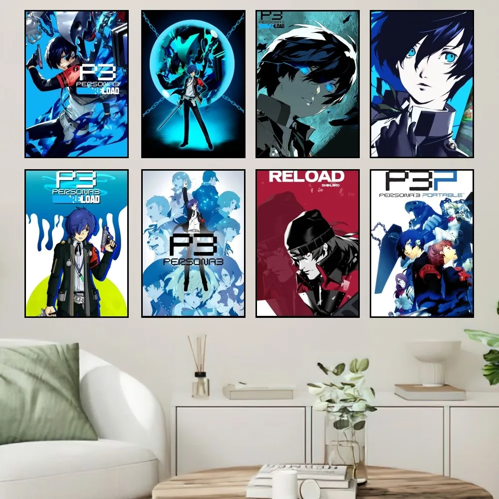 Spiel Persona 3 Reload P3re Poster kleine Drucke Wandmalerei Schlafzimmer Wohnzimmer Wanda uf kleber Büro