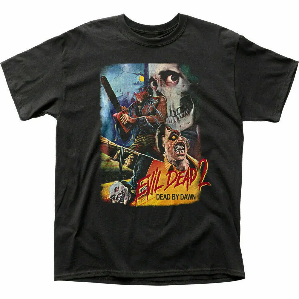 

Evil Dead 2 Thai Poster T Shirt Mens Licensed Pop Culture Movie Retro Tee Black